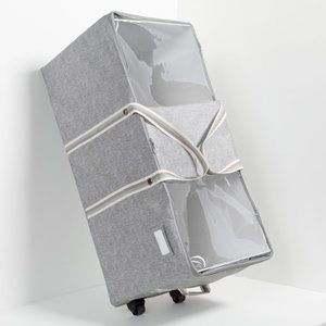 **Thirty-One Stroll and Roll Storage Tote Textured Grey
